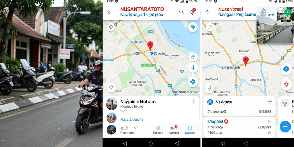 Antarmuka NUSANTARATOTO dengan fungsi Navigasi Motor yang intuitif.