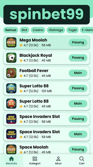 Spinbet99 - Pusat Akses Aplikasi Populer dan Kanal Uji Terbaik